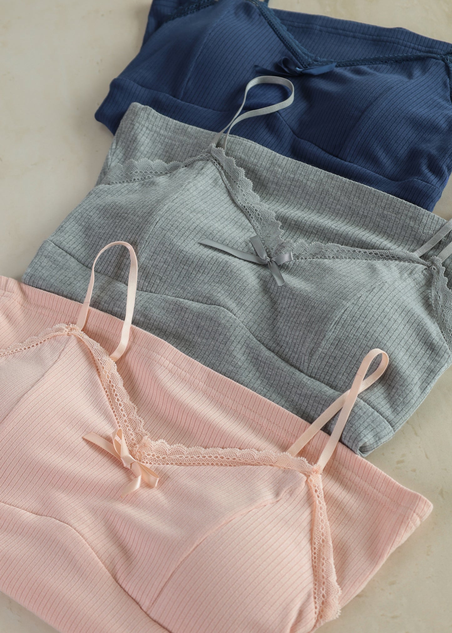 AIRE Snuggle Set (Pink, Grey, Navy) - Sleepwear