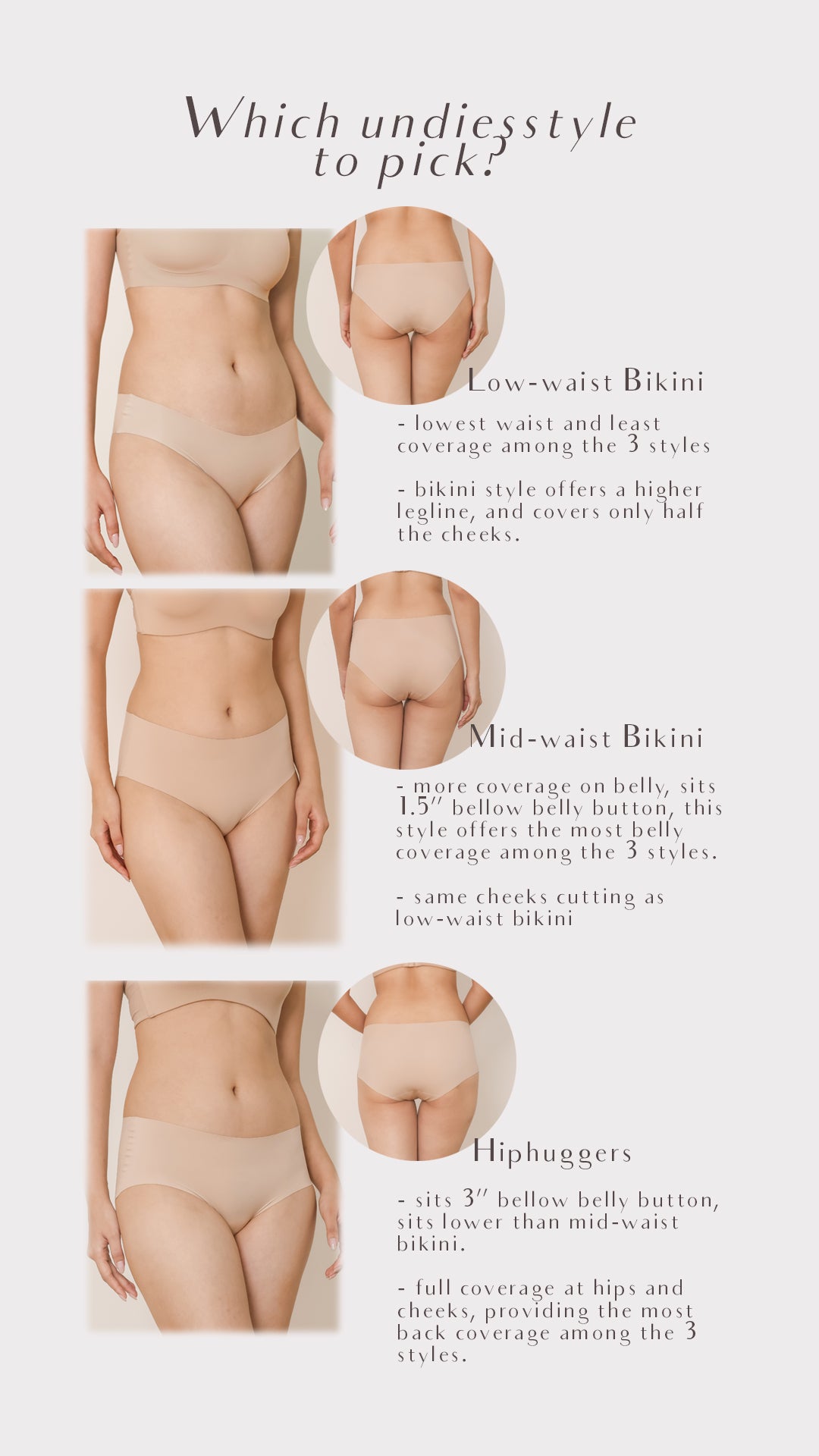 Plunge Push-up Bra & Panties Pack (Nude)
