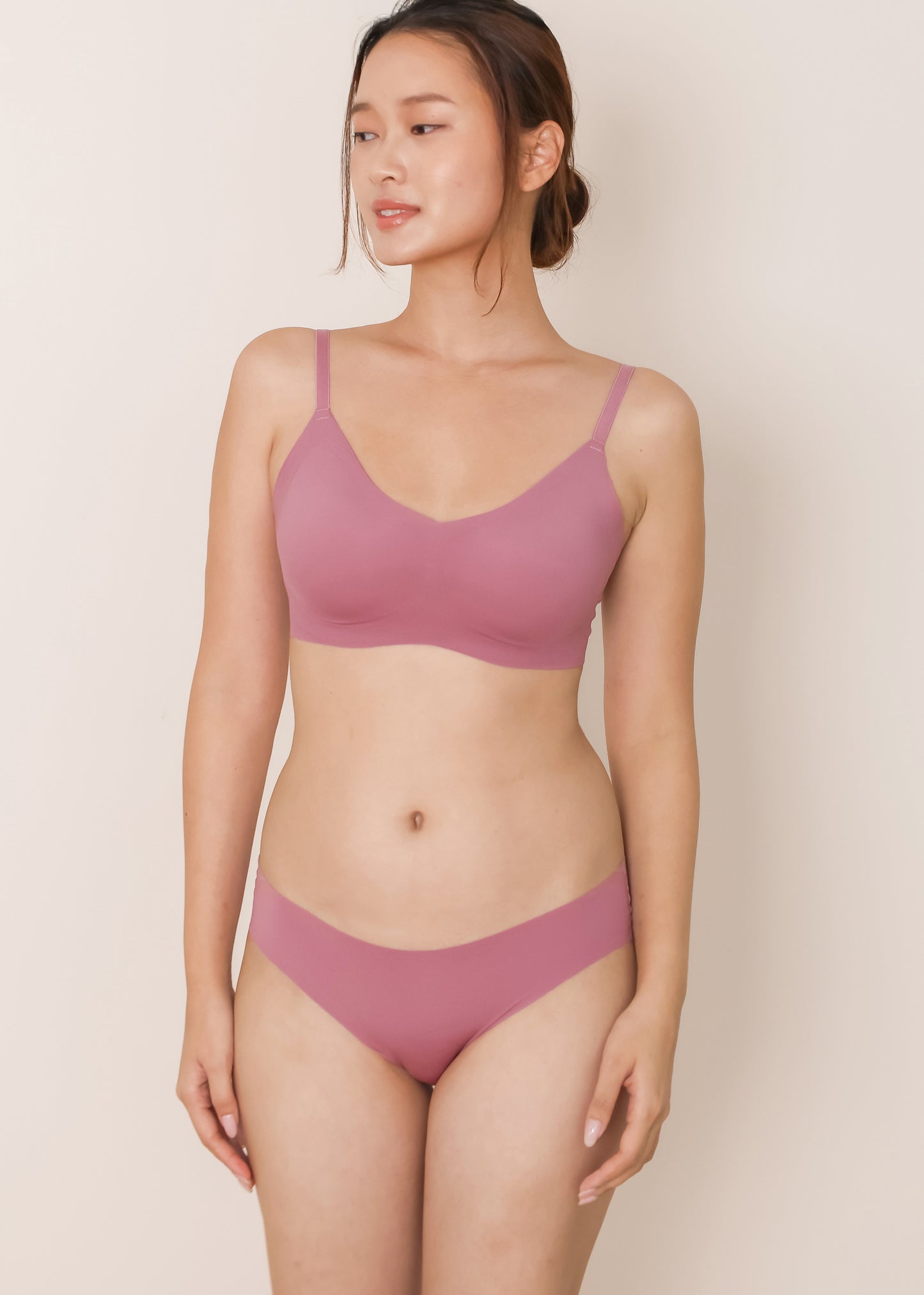 AIRE All-day Seamless Bra & Panties Pack (Mauve)