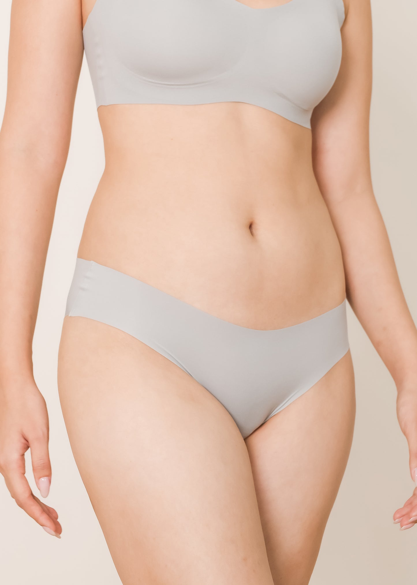 AIRE All-day Seamless Bra & Panties Pack (Misty Grey)