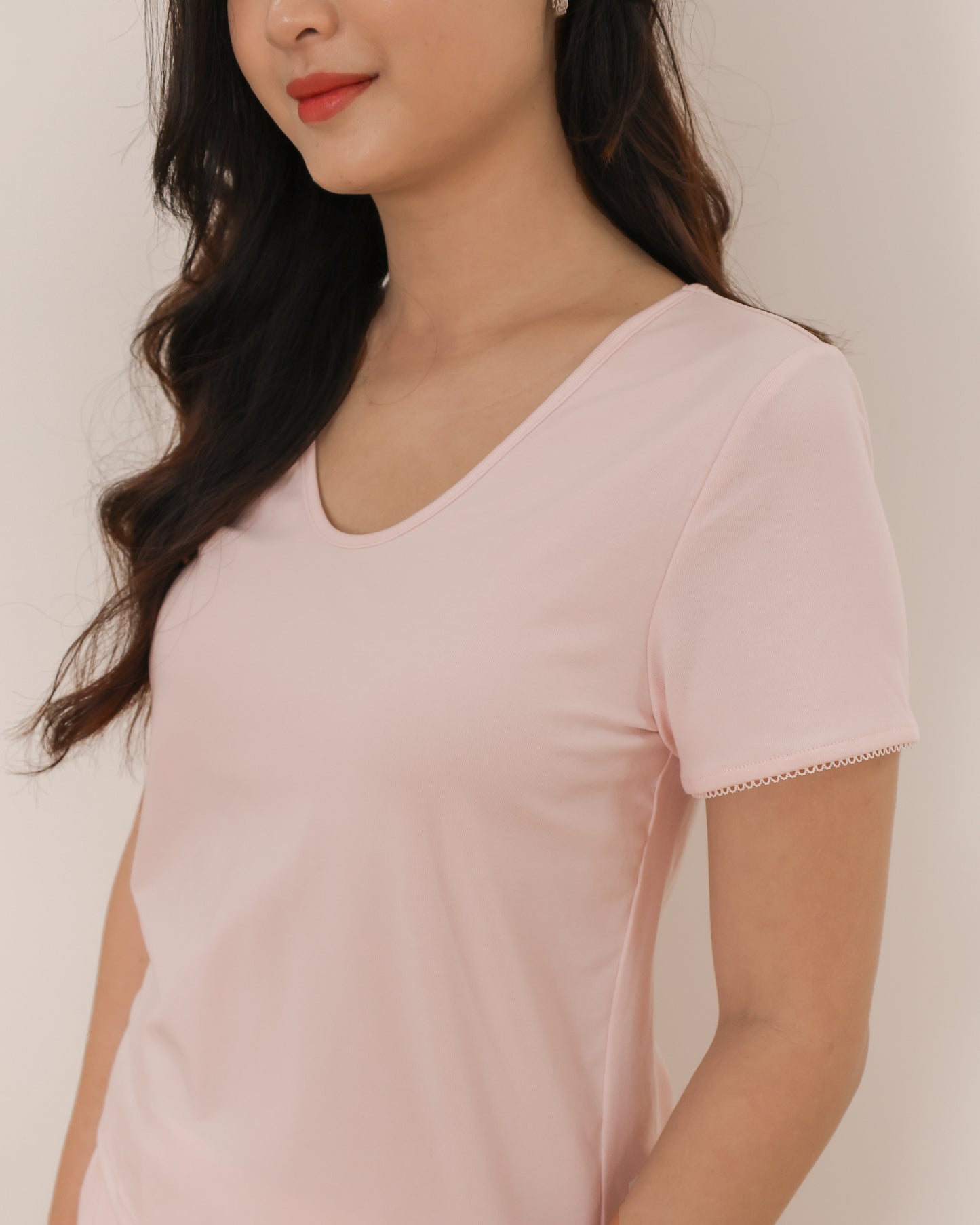 AIRE Basic Sleep Set (Pink, Cream, Dark Grey)
