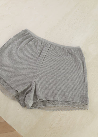 AIRE Snuggle Sleeved Set (Black, Grey) - Sleepwear