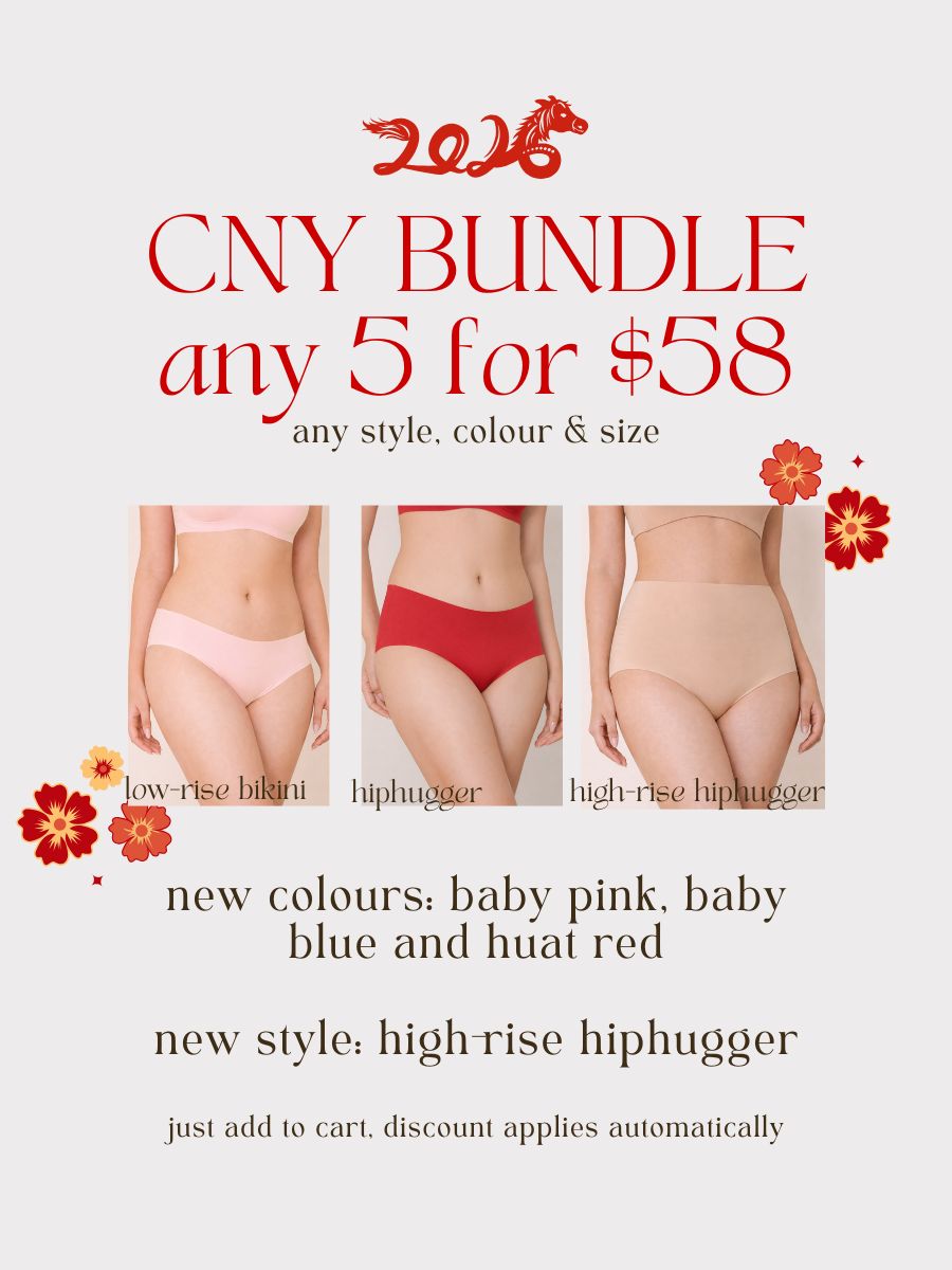 AIRE Seamless Panties (Hiphugger) - 8 colours
