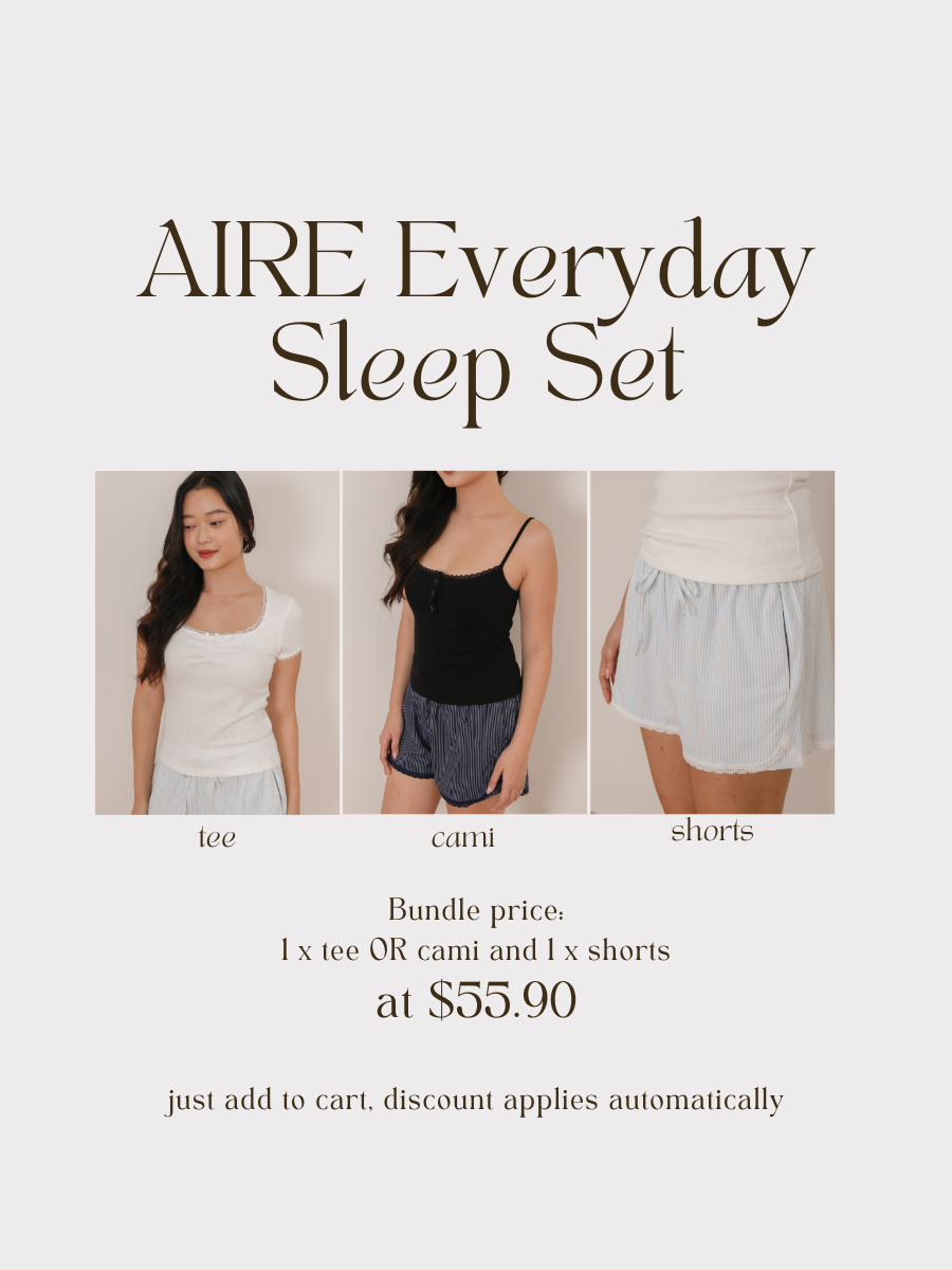 AIRE Everyday Lace Trim Top (Cami/Tee)