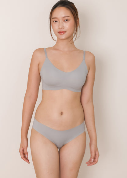 AIRE All-day Seamless Bra & Panties Pack (Misty Grey)